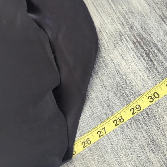 2/30 Ann Taylor Black Mesh sleeve Blouse - Picture 7 of 8